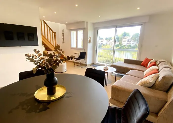 Lägenhet Sejour Detente Avec Vue Sur Leau Appt Pour 6 Pers Lumineux Et Confortable *